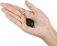 Mini lampe torche UV LED 395nm, porte-clés, plastique, indice de protection IP33, lumière noire portable, pile CR2032, utilisation d'urgence