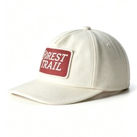 Casquette de baseball trucker personnalisée à 5 panneaux avec logo en patch tissé, boucle métallique réglable, pour hommes et femmes, idéale pour les activités décontractées et sportives en extérieur