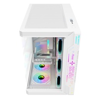AntarcChill Wholesale Custom RGB Front Panel Gaming Glass PC Case Cabinet ATX Full Tower New Design Computer Gaming Case