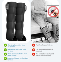 2024 sans fil nouvelle thérapie physique bx80 pied mollet 8 chambre bottes de récupération compression d'air 2024 massage pressothérapie pour les jambes
