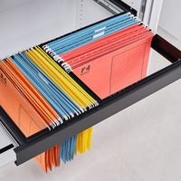 Meuble de bureau en acier à 2 volets roulants, porte à Tambour roulant suspendu en métal, classeur avec boîte de jardinière, armoire en métal, nouveauté