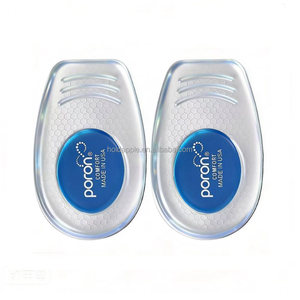 Bantalan Gel Silikon Penyerap Guncangan Lembut, Pelindung Tumit Tugas Berat, Pereda Nyeri Tumit untuk Penyakit Sever's, Plantar Fasciitis - Product Image 2