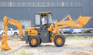 Miniexcavadora Terex de 2.5 Toneladas con Cargador de Ruedas 4x4, Mini Retroexcavadora con Motor Principal y Componentes del Motor - Product Image 2