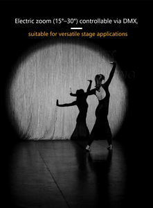 Luces Fresnel LED RGBAL 5 en 1 <span class=keywords><strong>de</strong></span> 300W con Zoom Eléctrico, Resistentes al Agua, para Escenarios, Bodas, Hoteles y Teatros - Product Image 3