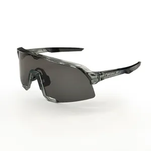 Óculos de sol esportivos para motocicletas e bicicletas, óculos de sol esportivos com logotipo personalizado dos fabricantes