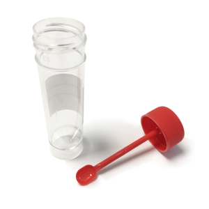 Vente flash Contenant stérile 30ml 60ml 90ml 100ml 120ml Bouteille en plastique pour échantillons fécaux Livrée avec une cuillère - Product Image 3