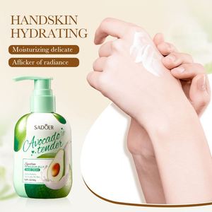 Crème pour les mains à la gelée de pétrole SADOER, 150g, nouvelle formule, parfum avocat, pêche et orange, nourrissante, <span class=keywords><strong>anti</strong></span>-dessèchement, blanchissante - Product Image 2