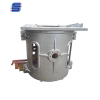 Horno de Inducción de Frecuencia Media de 250 Kg con Carcasa de Aluminio para Fundición, Servicio OEM Personalizado Disponible