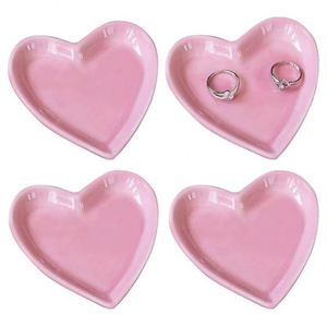Heart Jewelry Tray, Engagement Wedding Ring Dish Earring Holder Newlyweds, Sweet <b>Gift</b> for Mother Girls Women - Product Image 1