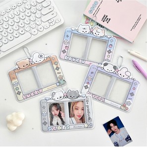 Nouveau design – <span class=keywords><strong>Porte</strong></span>-cartes double cœur pour console de <span class=keywords><strong>jeu</strong></span> 3 pouces, étui pour photocarte, protège-badge d'identité, breloque de sac et <span class=keywords><strong>porte</strong></span>-clés pour couples - Product Image 6