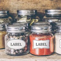 Étiquettes amovibles pour aliments congelés en pot, faciles à décoller - Étiquettes de stockage pour aliments congelés qui ne laissent aucun résidu collant après utilisation
