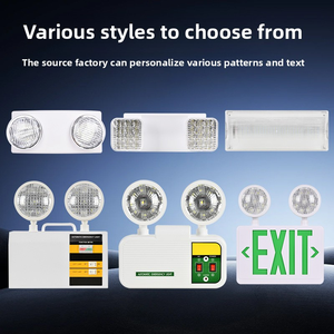 Factory Direct Sale 3W <strong>Rechargeable</strong> Double Head Exit Sign Led <strong>Emergency</strong> Lighting <strong>Light</strong> U L Certified for Fire Safety &amp; Lighting - Product Image 2