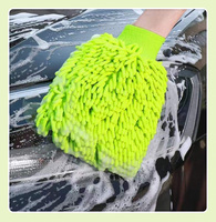 Gants en microfibre pour le nettoyage de voiture, écologiques, résistants à la saleté, gants de nettoyage de carrosserie, sans rayures, en polyester, pour le lavage de voiture