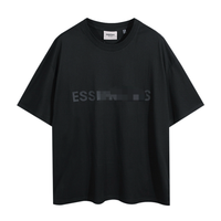 Camiseta de Manga Corta para Hombre GD YW T020205, Diseño Sólido, 100% Algodón, 240g, Corte Holgado, Transpirable, Secado Rápido, Ecológica