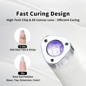 Lámpara LED UV Inalámbrica Inteligente con Sensor IA G3, Secador <span class=keywords><strong>de</strong></span> <span class=keywords><strong>Uñas</strong></span> <span class=keywords><strong>de</strong></span> Gel Metálico Recargable y Portátil para Uso Doméstico con Secado Rápido - Product Image 2