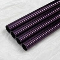 Tube en acier inoxydable électroplaqué cuivre antique Zhuo Ye pour main courante d'escalier intérieur – Matière première