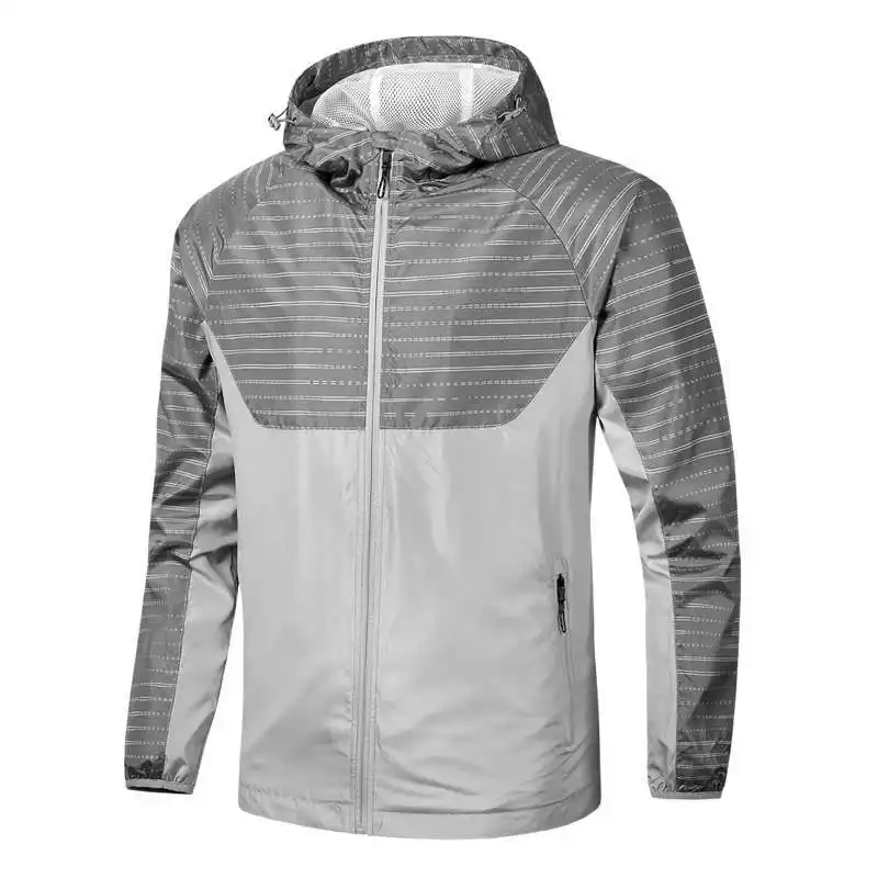 wholesale Custom Jacket Mens Running Jogger thin jacket Outdoor Sports Windbreaker Jacket For Men