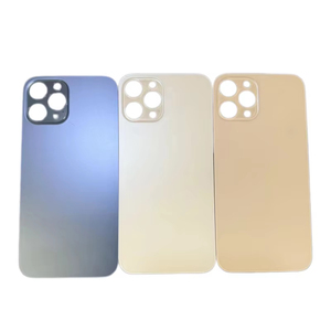 Cubiertas Traseras de Vidrio con Orificio Grande para <span class=keywords><strong>iPhone</strong></span> 12mini 12Pro 12Promax, Carcasa de Repuesto para la Tapa de la Batería, Puerta <span class=keywords><strong>Trasera</strong></span> de Vidrio - Product Image 2