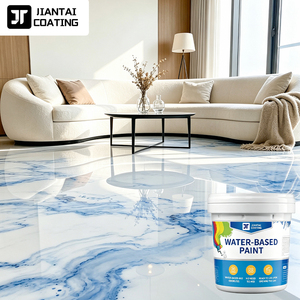 Pintura Epoxi para Pisos con Efecto de Tinta al Agua, Autonivelante, Estilo Chino, Arte Fluido 3D, Revestimiento Epoxi para Pisos, Estética de Estilo Chino - Product Image 2