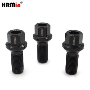 Vis de <span class=keywords><strong>moyeu</strong></span> de roue en titane HRMin Gr5 avec siège à bille, boulon en titane M14*1.5*28mm pour <span class=keywords><strong>voiture</strong></span> de course Mercedes-Benz - Product Image 6