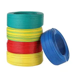 High Power cable and wire factory copper conductor insulated pvc wire BV BVR