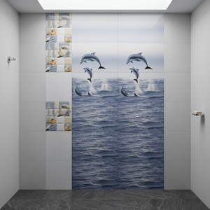 Offre Spéciale 300x600mm Carreaux d'intérieur en céramique 12x24 Design marbre brillant 30x60cm Carreaux muraux en porcelaine pour murs de salle de bain - Product Image 2