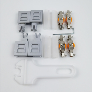 Im Lặng Trượt Cửa Bài Nhạc Và Con Lăn Hiển Thị Tủ 5Mm 8Mm Kính Trượt Cửa Theo Dõi Phần Cứng Kit Cho Đồ Nội Thất Tủ - Product Image 5