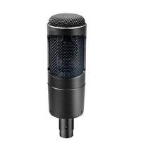 Microphone à condensateur cardioïde à large diaphragme AT2035 avec suspension antichoc pour l'enregistrement en studio, le chant, la diffusion en direct