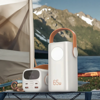 Chargeur portable personnalisable 40000mAh PD22.5W/65W Charge rapide Banque d'alimentation pour ordinateur portable avec lumières LED pour le camping en plein air