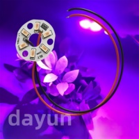 Feuille de lumière LED 5V Source de lumière Patch Light Board USB Lampe de table Core 3W Plant Growth Lightingred Blue Purple Green