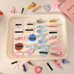 مشبك جانبي بلاستيكي مكسور للفتيات برسوم كرتونية لطيفة للأطفال مقاس 5 + للربيع والخريف ملابس رأس للأولاد والبنات - Product Image 5