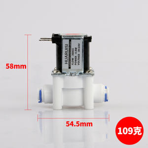 Vanne solénoïde pour purificateur d'eau RO à installation rapide, combinaison eaux usées, pièces de commande DC24V, pièces de purificateur d'eau fabriquées - Product Image 1