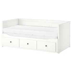 Vezelplaat Bank En Bed In Een Enkele Twee Bed Sofa En Opberglades Frame Met 3 Laden Frame Met 3 lades Wit Twin