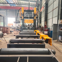 Poutre en H de haute qualité ligne de production d'assemblage de soudure redressant la machine