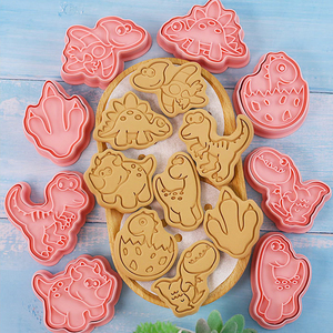 Set di 8 Stampi per Biscotti 3D a Forma di Veicoli da Costruzione, per Bambini, Ramadan e San Valentino - Product Image 5