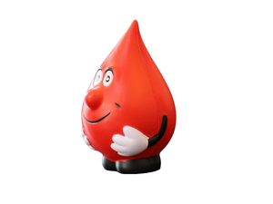 Pu Foam Anti Shaped Custom Logo Promotional Gifts Relieve <b>Ball</b> Stress Water Drop in Stock - Product Image 2