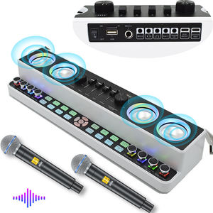 Kit d'équipement de studio Enregistrement professionnel USB Live Stream Interface Audio Changeur de voix Carte son Carte son <span class=keywords><strong>Tik</strong></span> <span class=keywords><strong>tok</strong></span> - Product Image 2