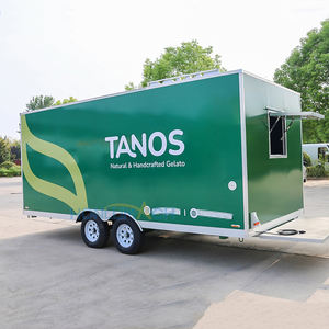 รถพ่วงขายอาหารเคลื่อนที่ ร้านอาหาร ร้านกาแฟ ร้านไอศกรีม ร้านอาหารจานด่วน ทำจากสแตนเลสและอะลูมิเนียมอย่างดี ขาย - Product Image 4