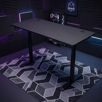 Meubles de bureau, cadre de bureau réglable en hauteur électrique à moteur unique en métal, bureau extensible pour ordinateur