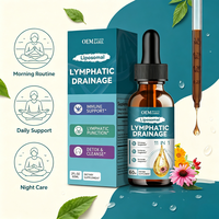 OEM Lymphreinigungs-Detox-Flüssigkeitstropfen mit Echinacea, Löwenzahn und Klettenwurzel zur Unterstützung des Immunsystems