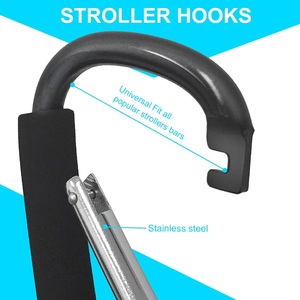Gancho <span class=keywords><strong>para</strong></span> cochecito de bebé <span class=keywords><strong>para</strong></span> <span class=keywords><strong>compras</strong></span> y bolsas de pañales - Product Image 5