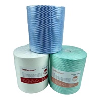 Serviettes jetables en tissu non-tissé de polyester lavables, non pelucheuses, pour cuisine et ménage, faciles à nettoyer, résistantes aux taches d'huile