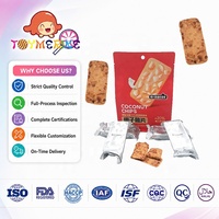Croustilles de noix de coco, biscuits fins, gaufrettes croustillantes, forte teneur en tranches de noix de coco, collation saine pour le petit-déjeuner, craquelins de noix de coco en gros