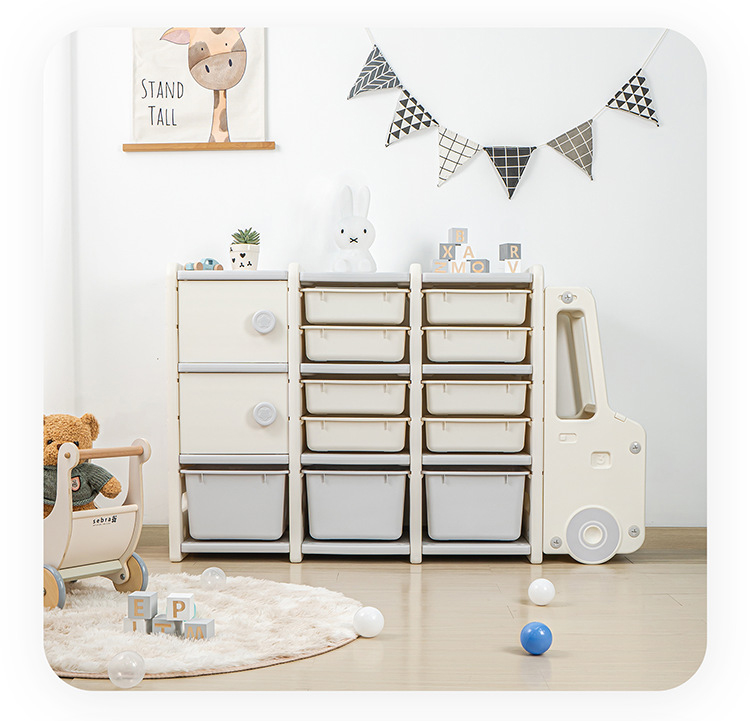 3 слоя и безопасность переносная детская пластиковая книжный шкаф, книжная полка