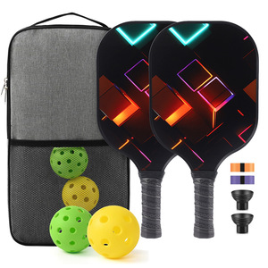 Palas de Pickleball de Fibra de Vidrio 40x20cm Aprobadas por la USAPA con Pelotas y Bolsa de Transporte - Product Image 5