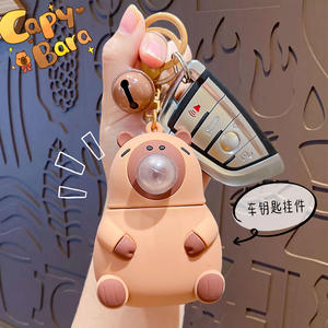 พวงกุญแจการ์ตูนพลาสติกทำให้ฉันตกใจ เป่าฟองสบู่ คลายเครียด ของตกแต่งกระเป๋าเรียน ของขวัญเล็กๆ สำหรับคู่รัก แขวนในรถ - Product Image 3