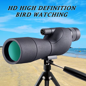 25-75x60 Taschen-Monokular-Teleskop aus Kunststoff mit <span class=keywords><strong>8</strong></span>-Feld-Sichtfeld, HD BAK4, mehrfach beschichtet, IPX5 wasserdicht, für Vogelbeobachtung und Reisen - Product Image 1