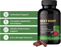 OLLI Superfood Capsules de Racine de Betterave Naturelle Marques Blanches Adultes Certifié HALAL ISO KOSHER Qualité Alimentaire Nutrition Sportive Nitric