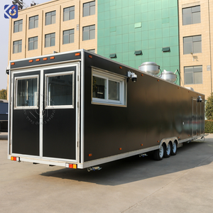 CAMPTRL Grande Cuisine Mobile Remorque Alimentaire Camion de Restauration Mobile avec Cuisine Complète Pizza Café Bonbons Chips Remorque de Traiteur - Product Image 5