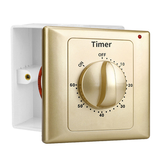 CXZTCL Temporizador Mecánico Mini de 30 Minutos, Ahorro de Energía, con Resorte, para Lámparas, Bombas, Pared, Electromecánico - Product Image 2